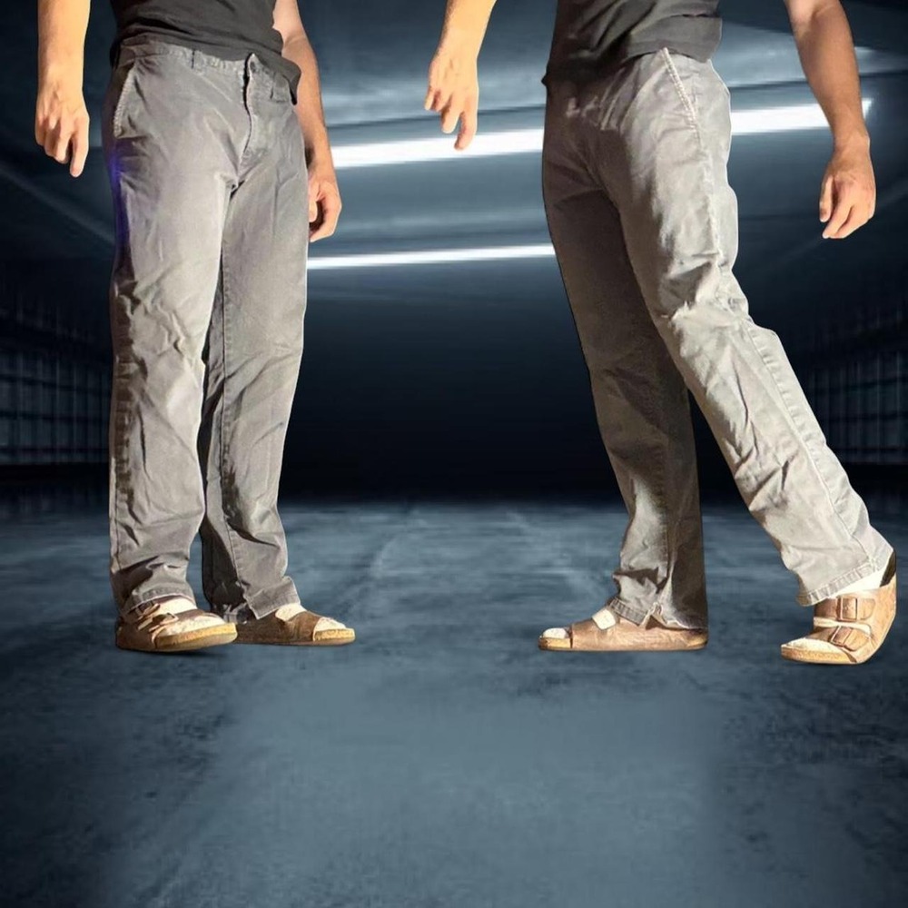 Nike SB Gray Skateboarding Chino Pants Straight Leg Y2K Streetwear Size 32